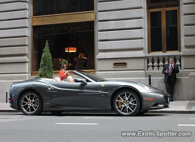 Ferrari California spotted in Manhattan, New York