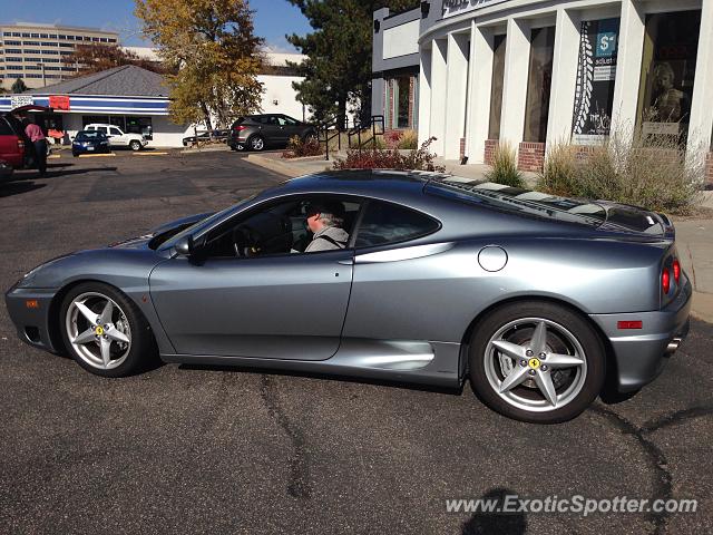 Ferrari 360 Modena spotted in Centennial, Colorado