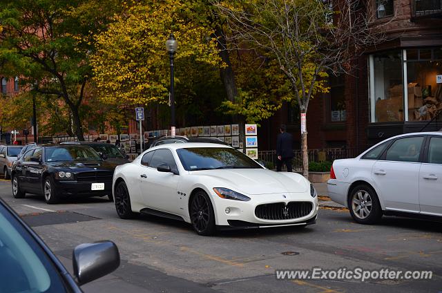 Maserati GranTurismo spotted in Boston, Massachusetts