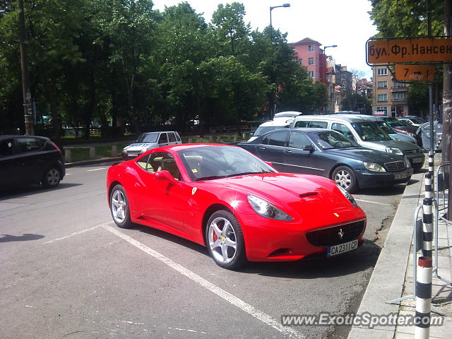 Ferrari California spotted in Sofia, Bulgaria