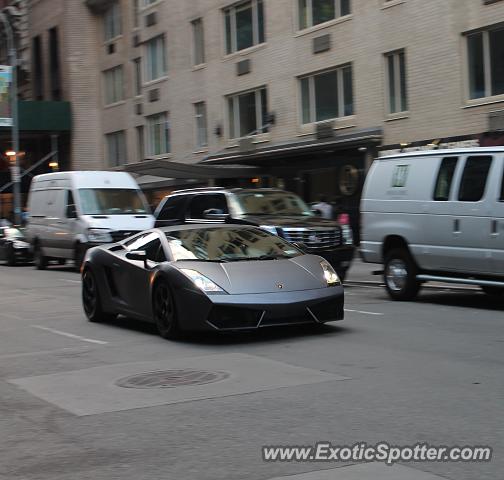 Lamborghini Gallardo spotted in Manhattan, New York