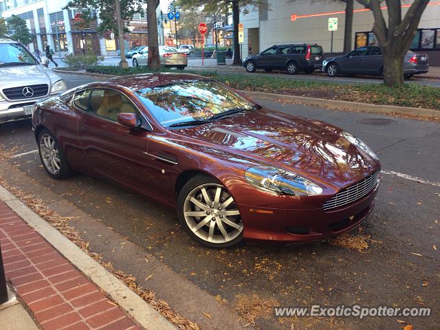 Aston Martin DB9 spotted in Arlington, Virginia