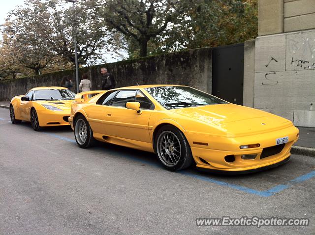 Lotus Esprit spotted in Morges, Switzerland