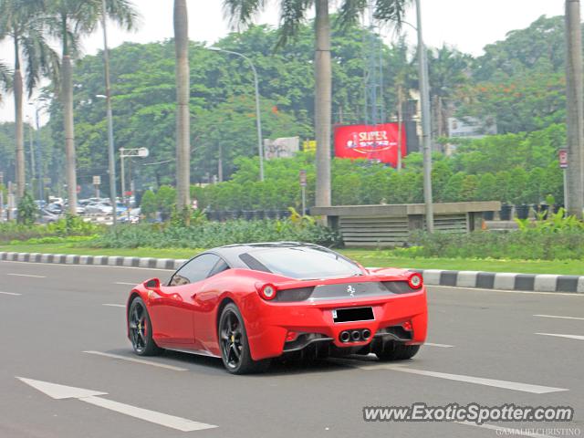 Ferrari 458 Italia spotted in Jakarta, Indonesia