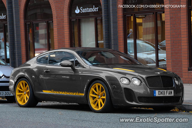 Bentley Continental spotted in Manchester, United Kingdom