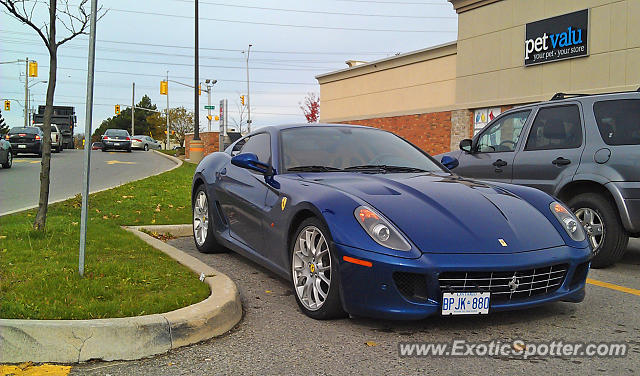 Ferrari 599GTB spotted in London, Ontario, Canada