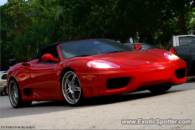 Ferrari 360 Modena spotted in Miami, Florida