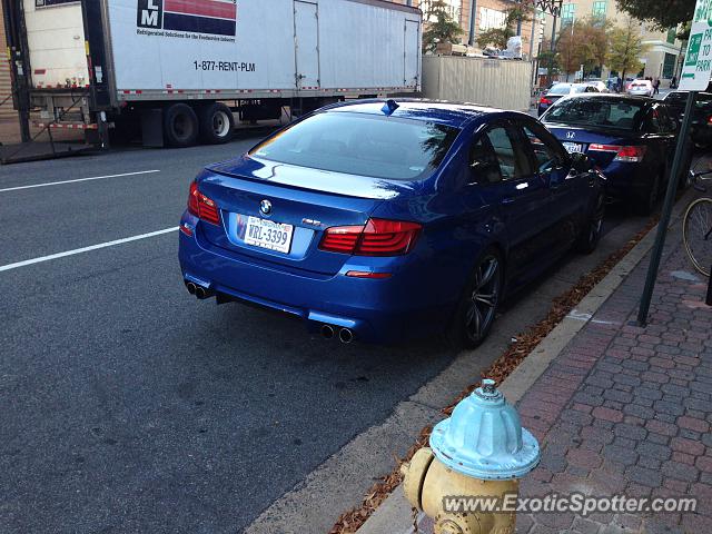 BMW M5 spotted in Arlington, Virginia