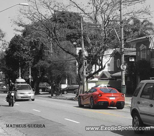 Ferrari F12 spotted in São Paulo, Brazil