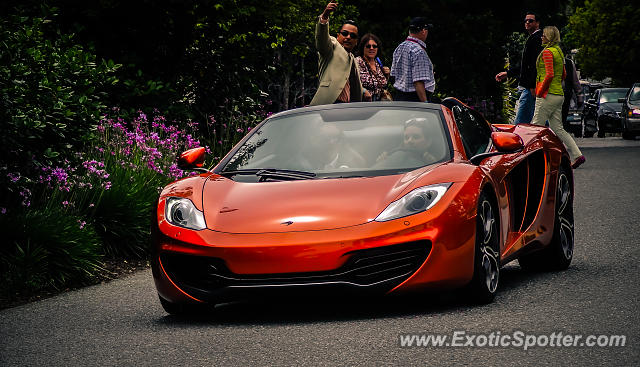 Mclaren MP4-12C spotted in Pebble Beach, California