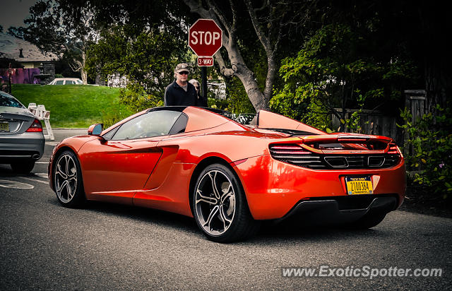 Mclaren MP4-12C spotted in Pebble Beach, California