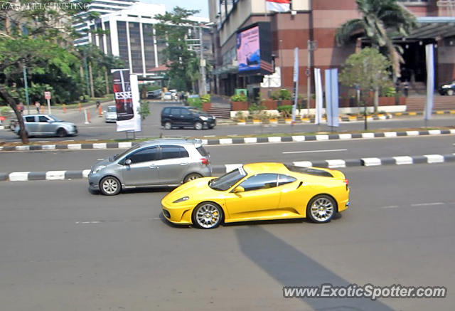 Ferrari F430 spotted in Jakarta, Indonesia