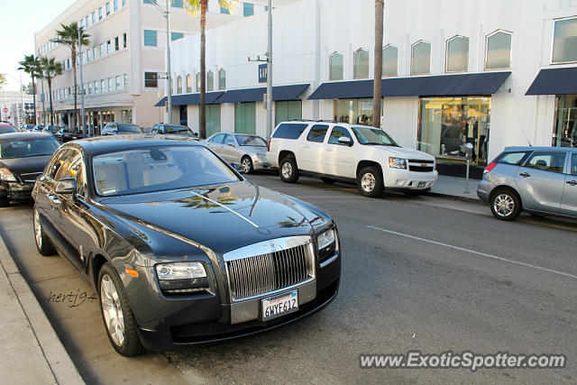 Rolls Royce Ghost spotted in Beverly Hills, California