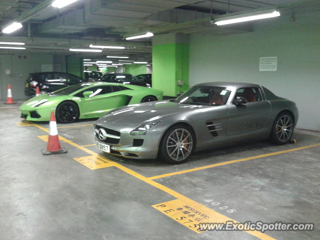 Mercedes SLS AMG spotted in Hong Kong, China