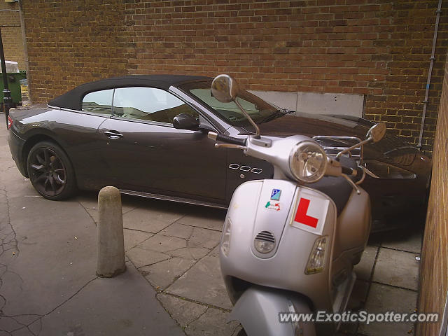 Maserati GranCabrio spotted in London, United Kingdom