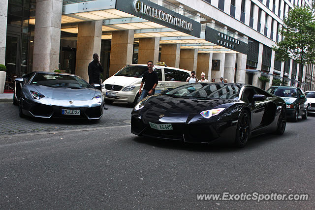 Lamborghini Aventador spotted in Düsseldorf, Germany