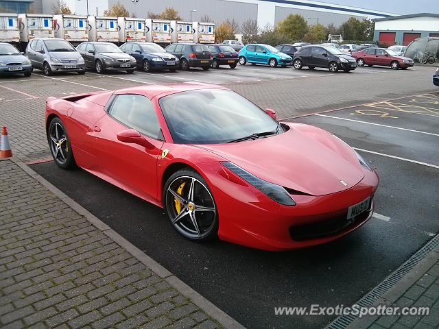 Ferrari 458 Italia spotted in London, United Kingdom