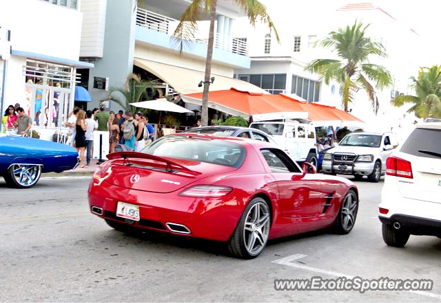 Mercedes SLS AMG spotted in Miami, Florida