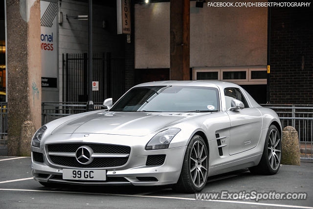 Mercedes SLS AMG spotted in Manchester, United Kingdom