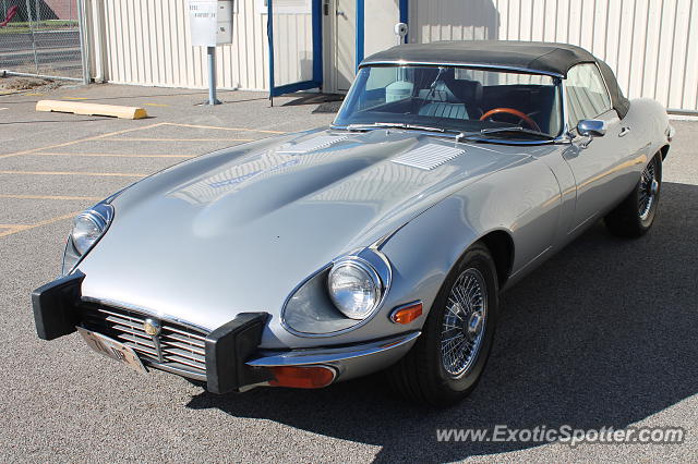 Jaguar E-Type spotted in Springfield, Illinois