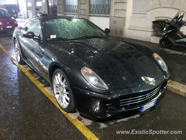 Ferrari 599GTB spotted in Milano, Italy