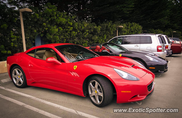 Ferrari California spotted in Pebble Beach, California