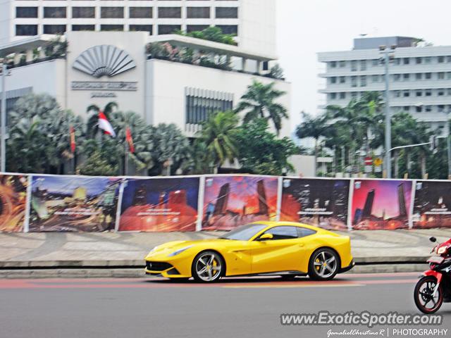 Ferrari F12 spotted in Jakarta, Indonesia