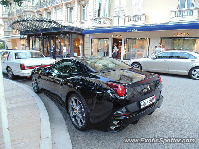 Ferrari California spotted in Monaco, Monaco