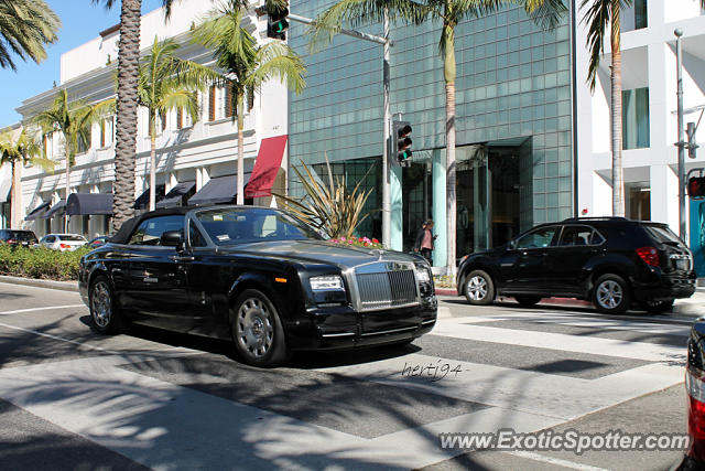 Rolls Royce Phantom spotted in Beverly Hills, California