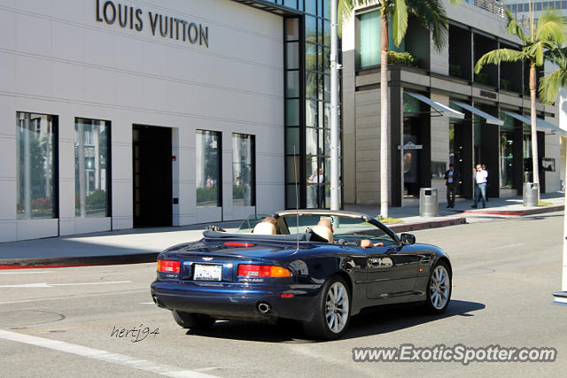 Aston Martin DB7 spotted in Beverly Hills, California