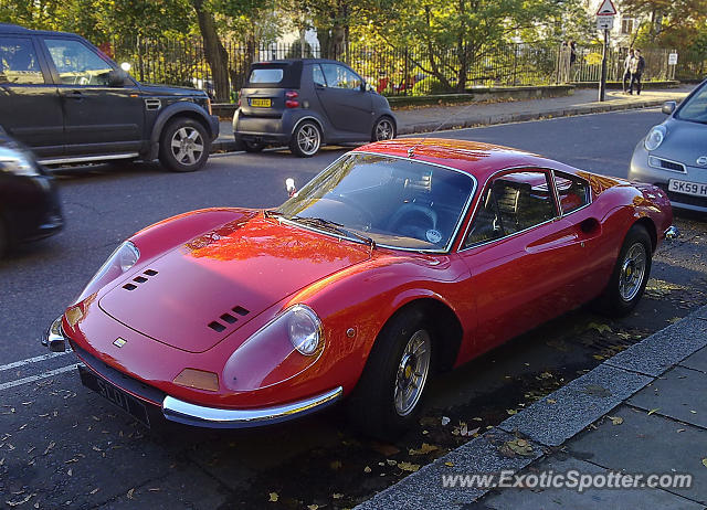 Ferrari 246 Dino spotted in London, United Kingdom