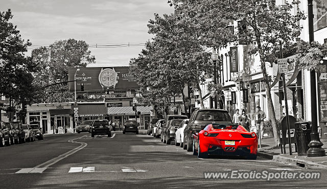 Ferrari 458 Italia spotted in Red Bank, New Jersey