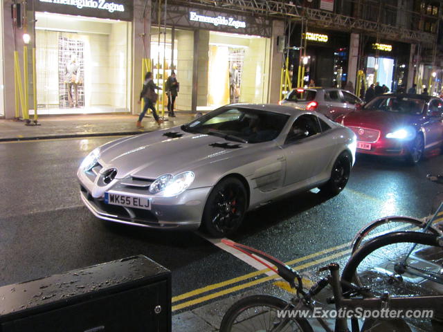 Mercedes SLR spotted in London, United Kingdom