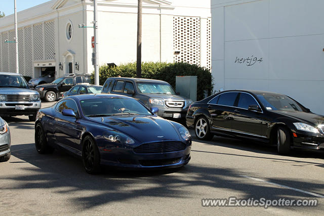 Aston Martin DB9 spotted in Beverly Hills, California