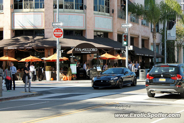 Jaguar XKR-S spotted in Beverly Hills, California