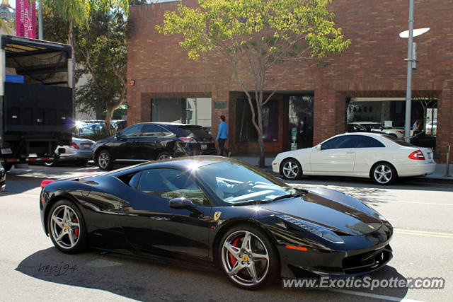 Ferrari 458 Italia spotted in Beverly Hills, California