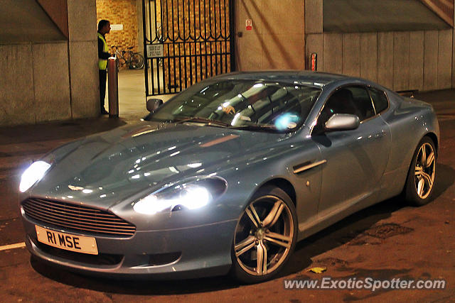 Aston Martin DB9 spotted in London, United Kingdom