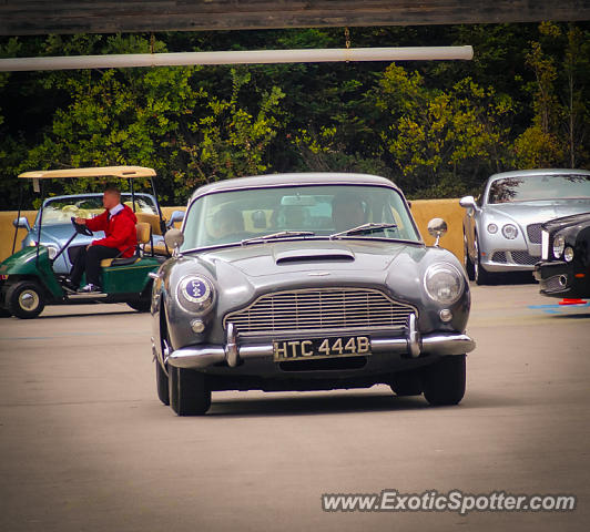 Aston Martin DB5 spotted in Pebble Beach, California