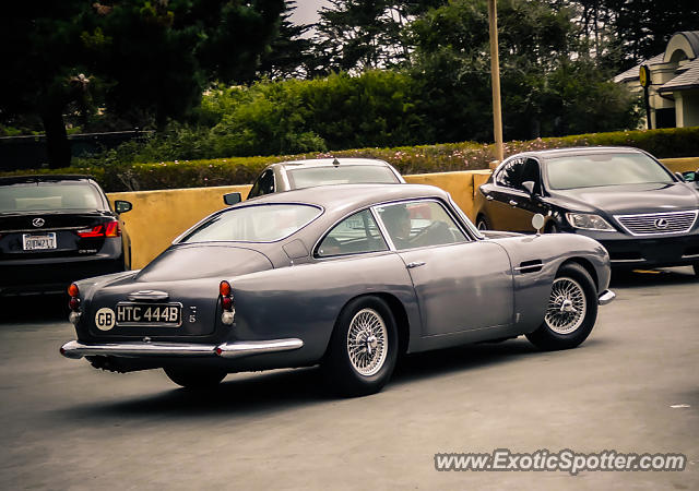 Aston Martin DB5 spotted in Pebble Beach, California