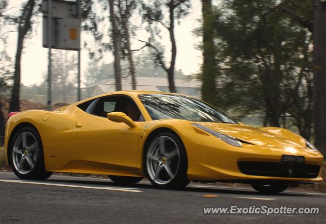 Ferrari 458 Italia spotted in Sydney, Australia