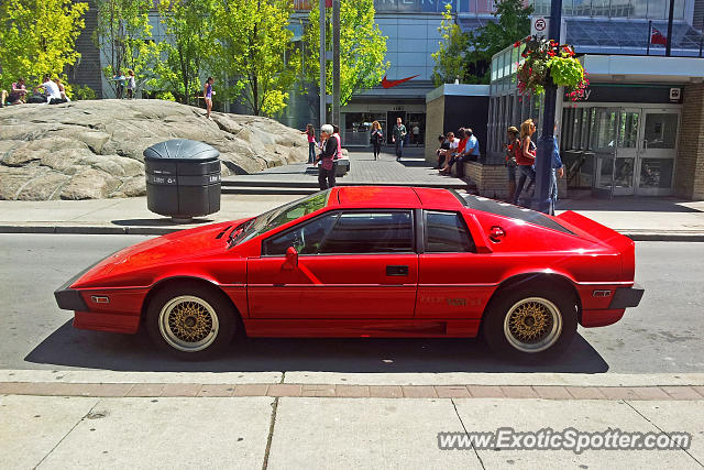 Lotus Esprit spotted in Toronto, Ontario, Canada