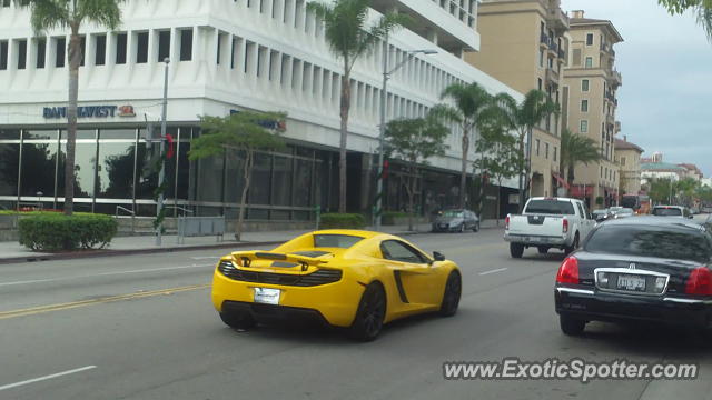 Mclaren MP4-12C spotted in Beverly Hills, California