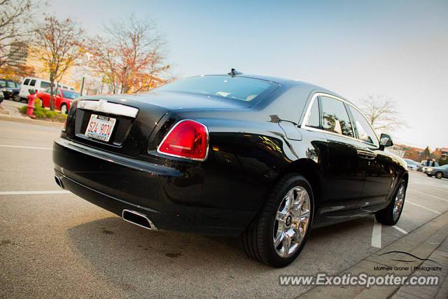 Rolls Royce Ghost spotted in Skokie, Illinois