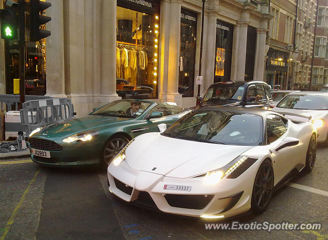 Ferrari 458 Italia spotted in London, United Kingdom