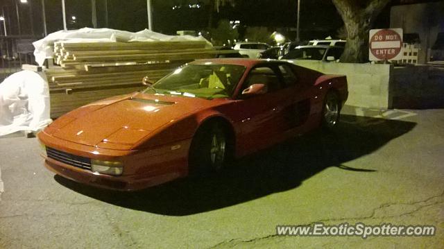 Ferrari Testarossa spotted in Santa Clarita, United States