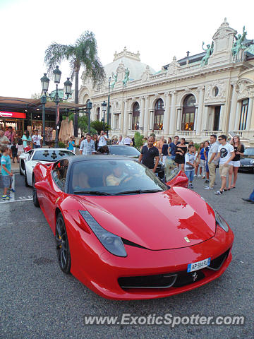 Ferrari 458 Italia spotted in Monaco, Monaco