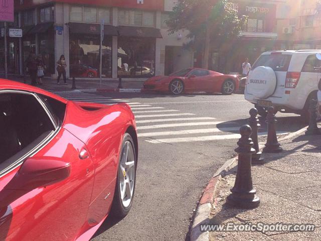 Ferrari 458 Italia spotted in Tel Aviv, Israel