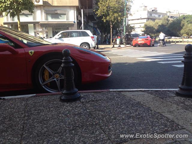 Ferrari 458 Italia spotted in Tel Aviv, Israel