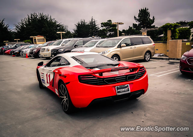 Mclaren MP4-12C spotted in Pebble Beach, California