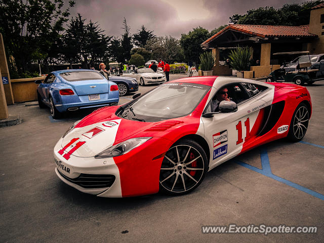 Mclaren MP4-12C spotted in Pebble Beach, California